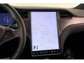 2020 Tesla Model X Black Interior Navigation Photo
