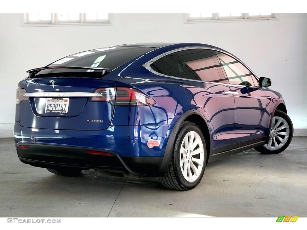 2020 Model X Performance - Deep Blue Metallic / Black photo #13