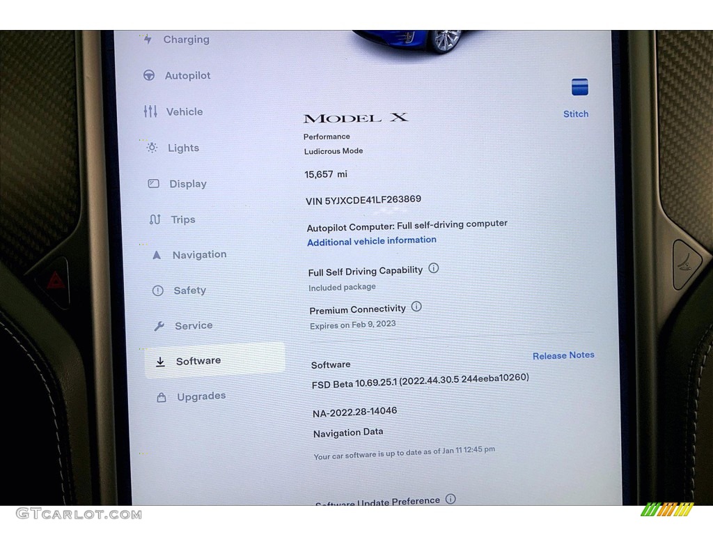 2020 Model X Performance - Deep Blue Metallic / Black photo #23