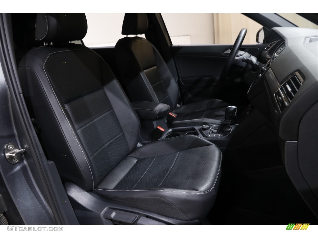 Titan Black Interior 2021 Volkswagen Tiguan SE R-Line 4Motion Photo #145461508
