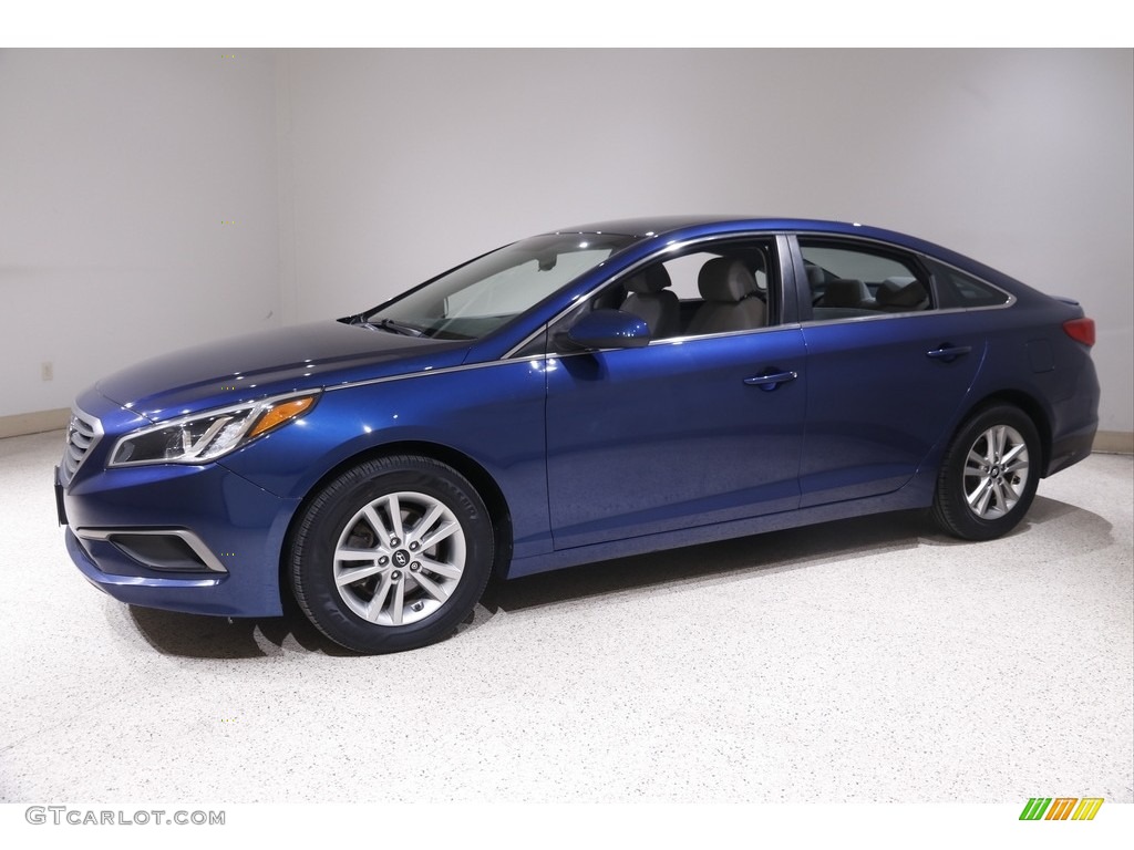 2017 Sonata SE - Lakeside Blue / Gray photo #3