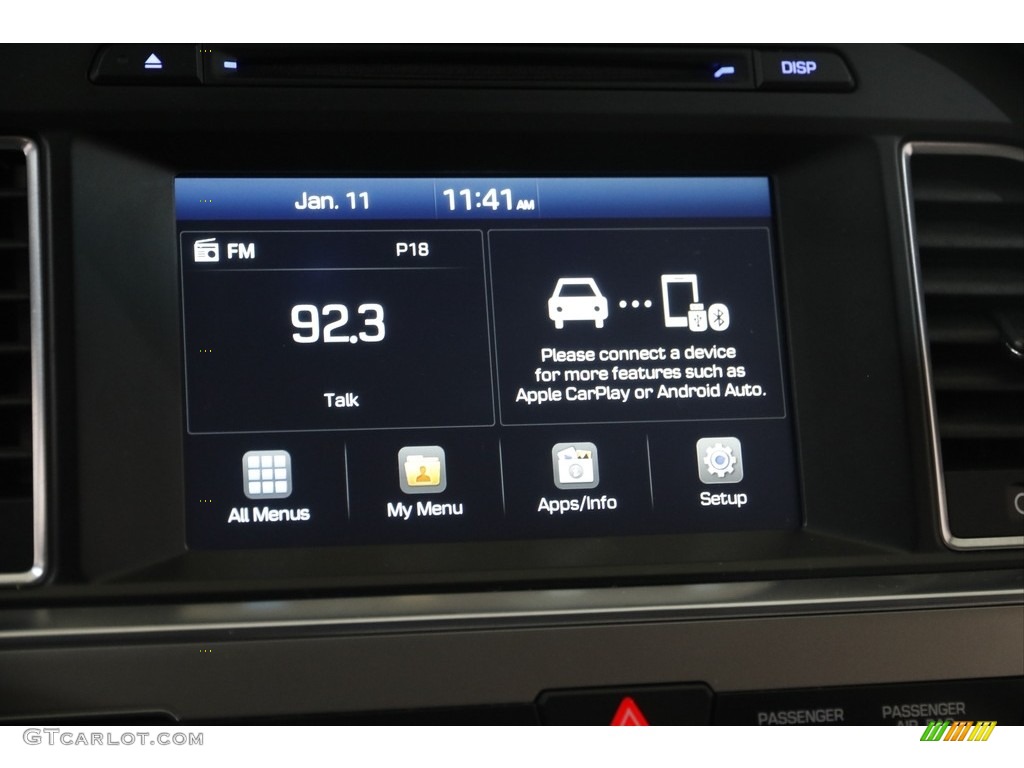 2017 Sonata SE - Lakeside Blue / Gray photo #10