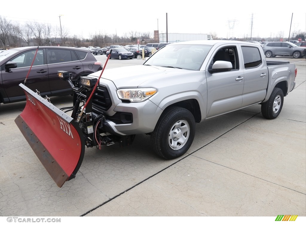 2020 Tacoma SR Double Cab 4x4 - Silver Sky Metallic / Cement photo #3