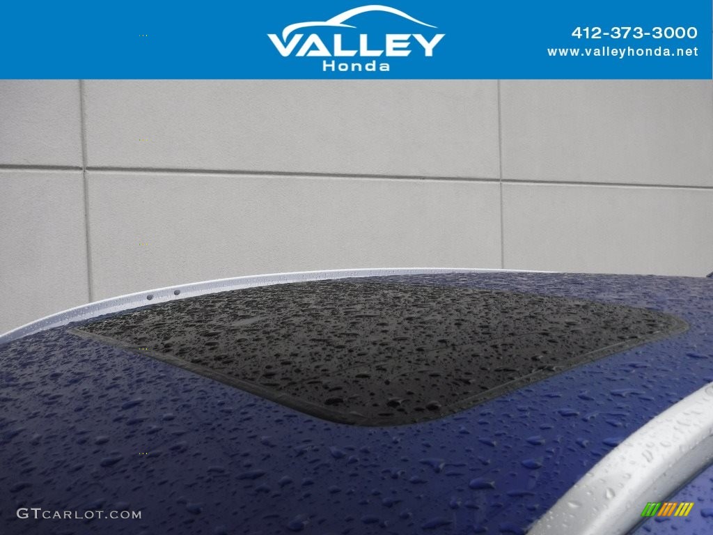 2020 HR-V EX-L AWD - Aegean Blue Metallic / Black photo #3