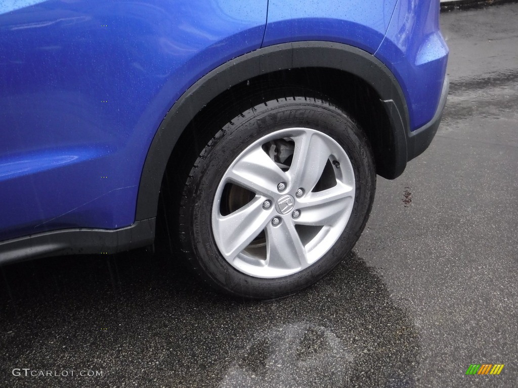 2020 HR-V EX-L AWD - Aegean Blue Metallic / Black photo #4