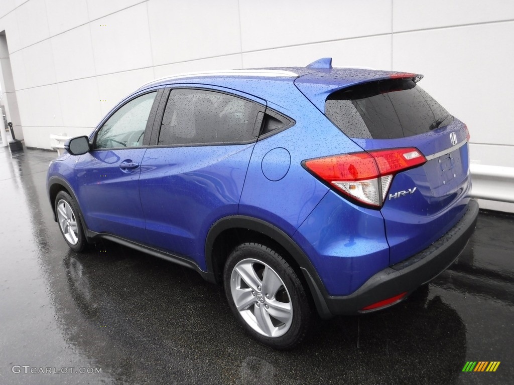 2020 HR-V EX-L AWD - Aegean Blue Metallic / Black photo #10