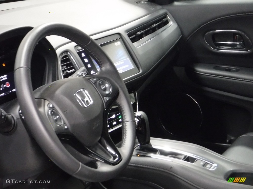 2020 HR-V EX-L AWD - Aegean Blue Metallic / Black photo #13