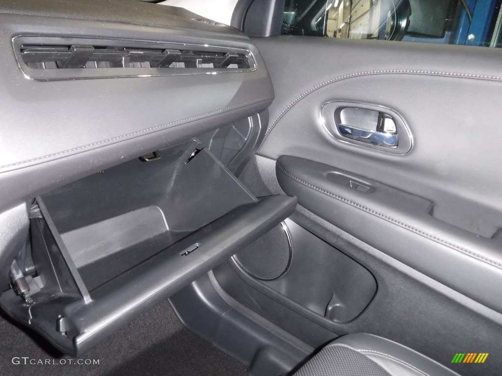 2020 HR-V EX-L AWD - Aegean Blue Metallic / Black photo #22