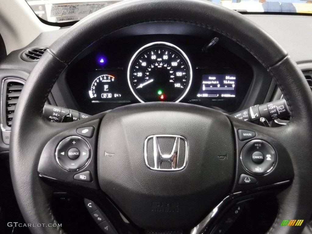 2020 HR-V EX-L AWD - Aegean Blue Metallic / Black photo #27