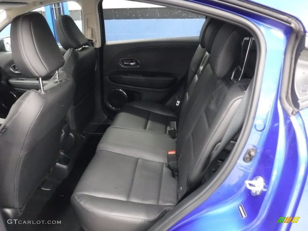 2020 HR-V EX-L AWD - Aegean Blue Metallic / Black photo #28
