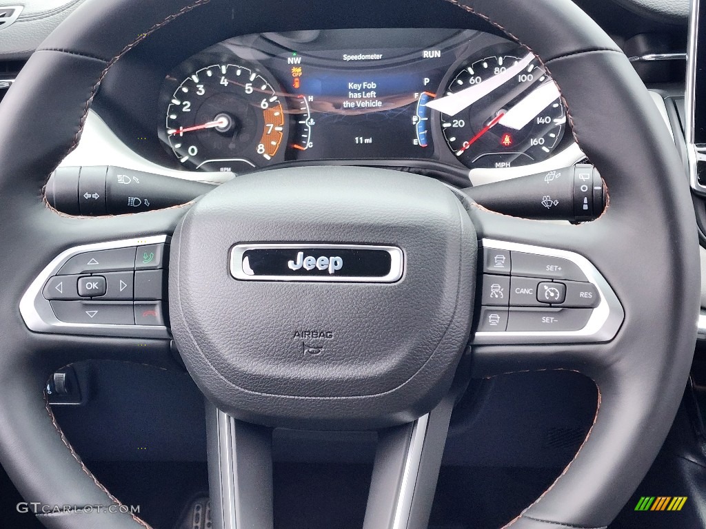 2022 Jeep Compass Limited 4x4 Black Steering Wheel Photo #145466530