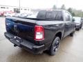 Diamond Black Crystal Pearl - 1500 Big Horn Night Edition Crew Cab 4x4 Photo No. 5