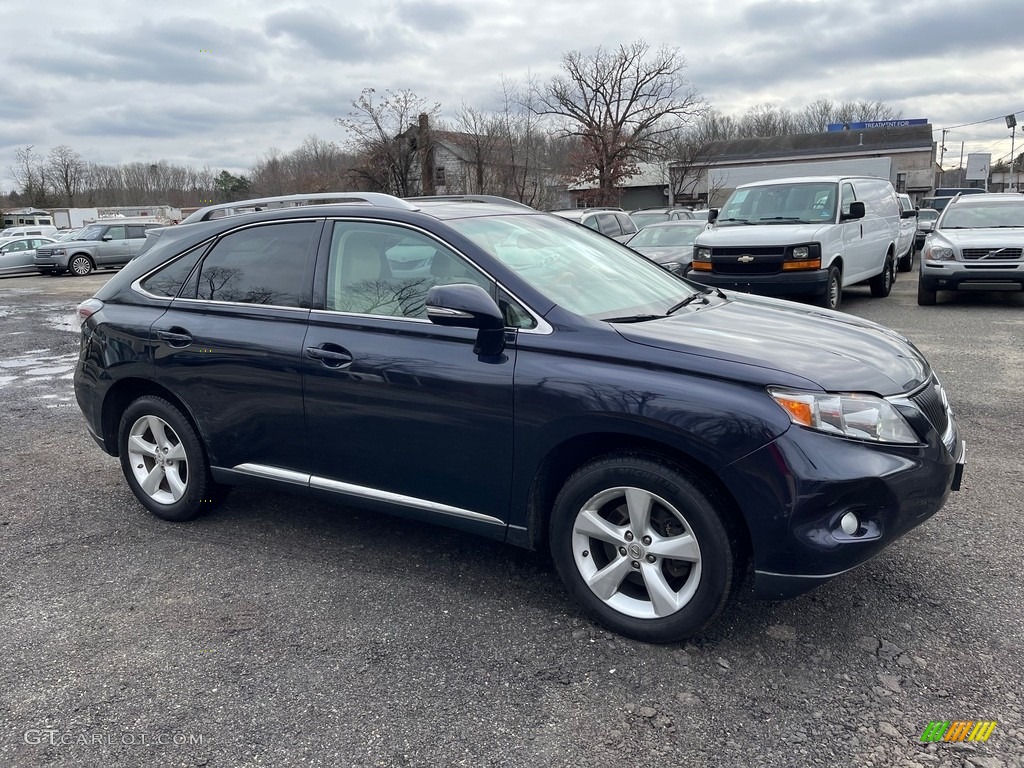 2010 RX 350 AWD - Black Sapphire Pearl / Parchment/Brown Walnut photo #3