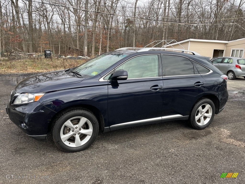 2010 RX 350 AWD - Black Sapphire Pearl / Parchment/Brown Walnut photo #11
