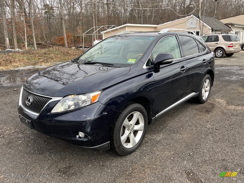 2010 RX 350 AWD - Black Sapphire Pearl / Parchment/Brown Walnut photo #12