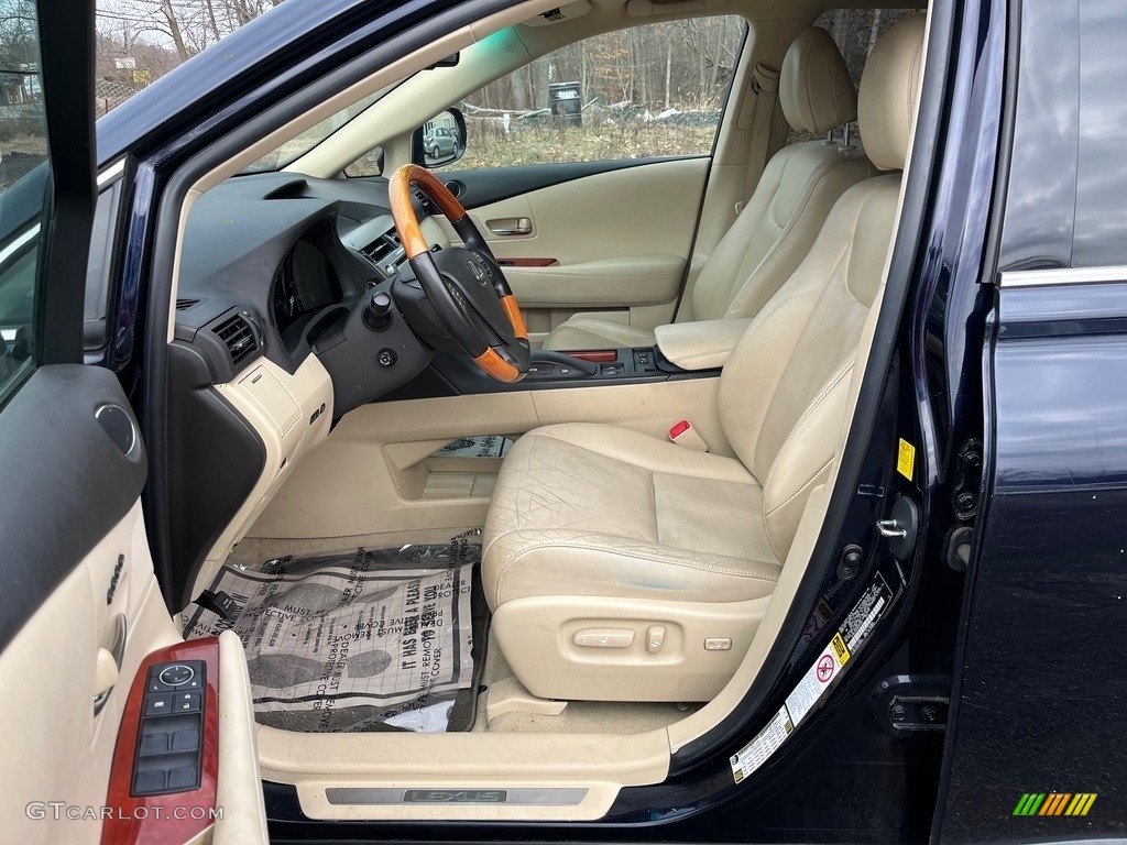 2010 RX 350 AWD - Black Sapphire Pearl / Parchment/Brown Walnut photo #14