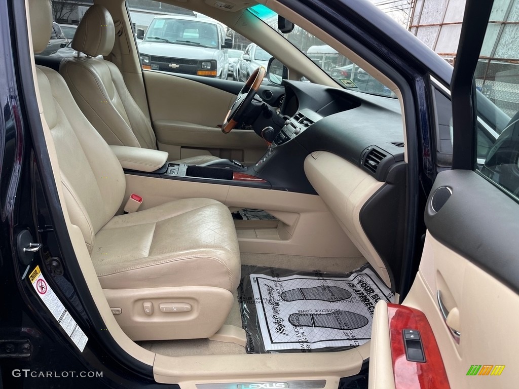 2010 RX 350 AWD - Black Sapphire Pearl / Parchment/Brown Walnut photo #15