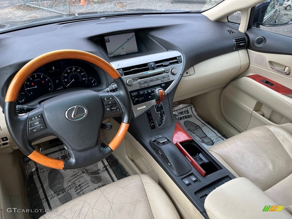 2010 RX 350 AWD - Black Sapphire Pearl / Parchment/Brown Walnut photo #18