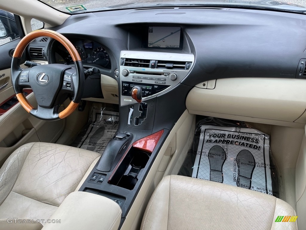 2010 RX 350 AWD - Black Sapphire Pearl / Parchment/Brown Walnut photo #20
