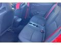 2020 Honda Civic Type R Red/Black Interior Rear Seat Photo