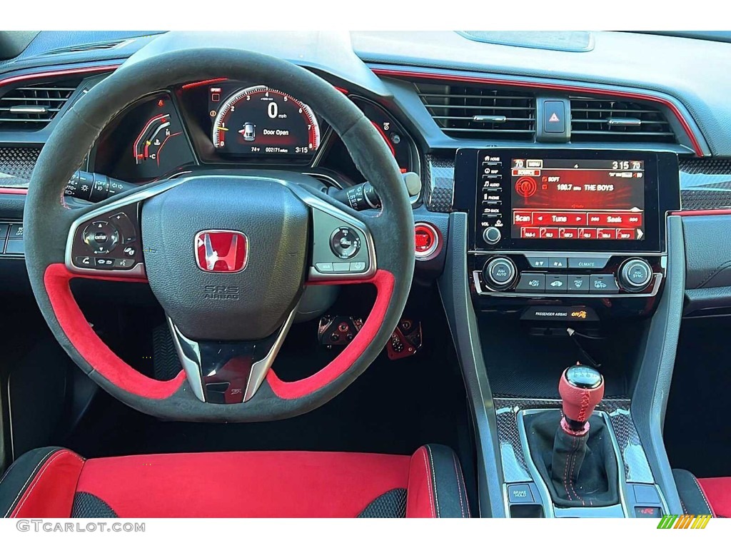 2020 Honda Civic Type R Type R Red/Black Dashboard Photo #145467649