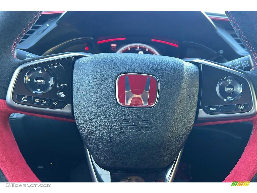 2020 Honda Civic Type R Type R Red/Black Steering Wheel Photo #145467679