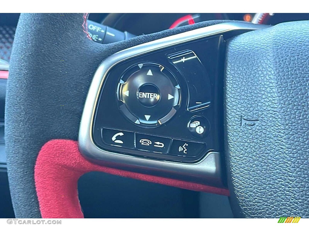 2020 Honda Civic Type R Type R Red/Black Steering Wheel Photo #145467682