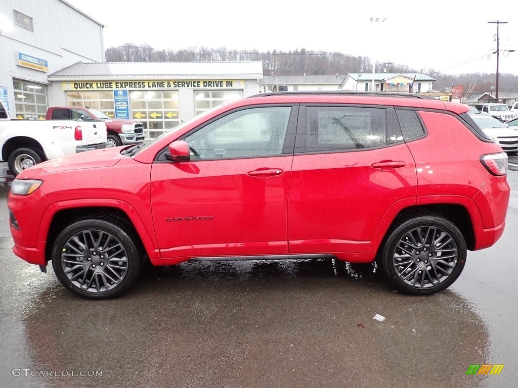 Redline Pearl 2022 Jeep Compass Limited (Red) Edition 4x4 Exterior Photo #145468081