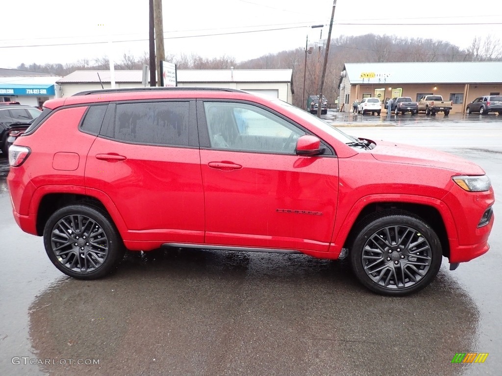 Redline Pearl 2022 Jeep Compass Limited (Red) Edition 4x4 Exterior Photo #145468096