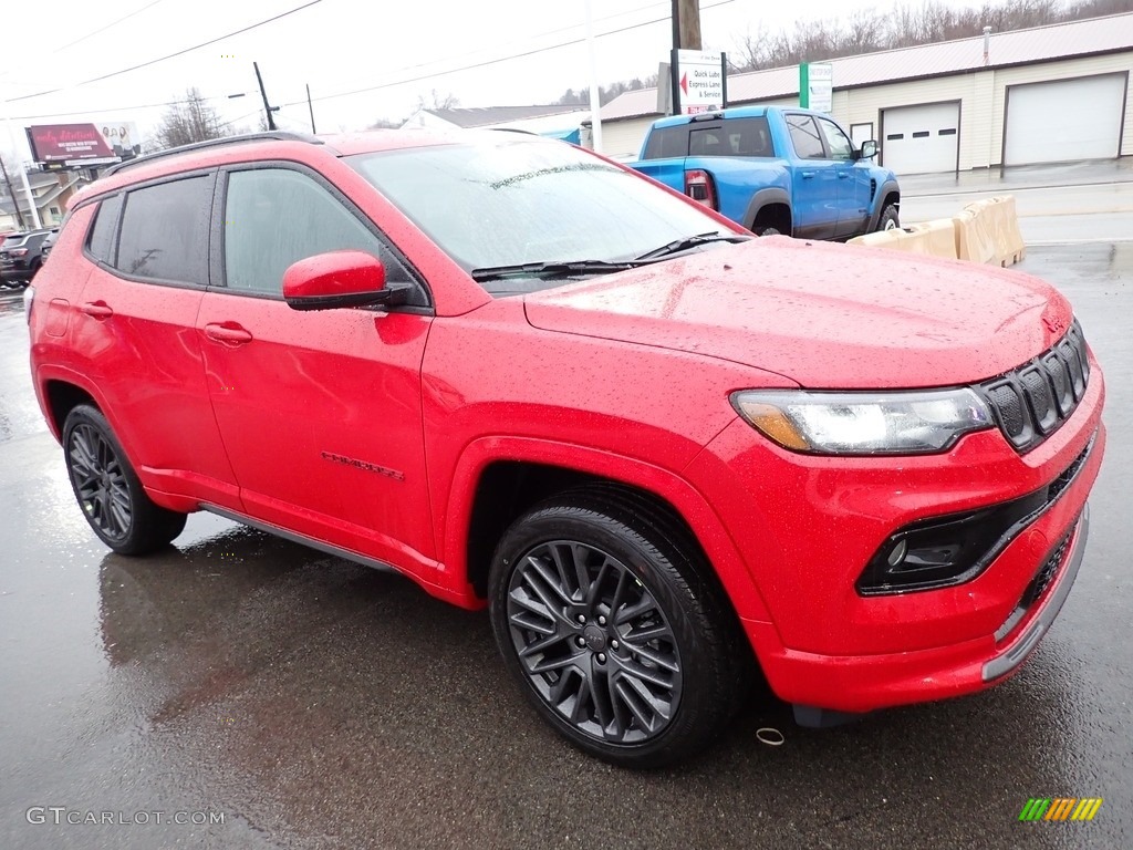 Redline Pearl 2022 Jeep Compass Limited (Red) Edition 4x4 Exterior Photo #145468099