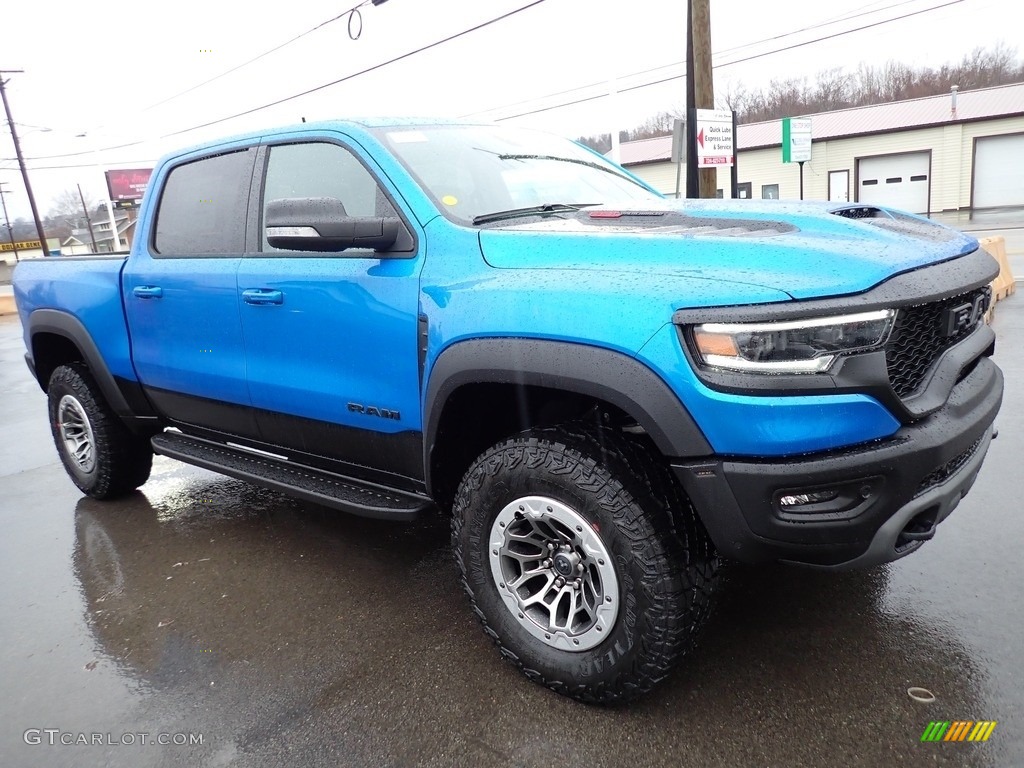 Hydro Blue Pearl 2022 Ram 1500 TRX Crew Cab 4x4 Exterior Photo #145468159
