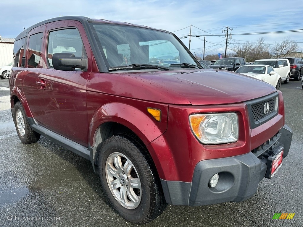 2006 Element EX-P AWD - Tango Red Pearl / Gray/Blue photo #1
