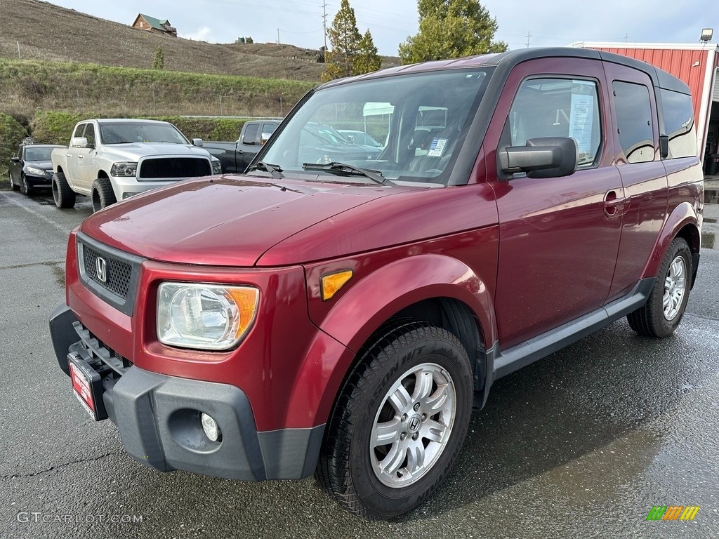 2006 Element EX-P AWD - Tango Red Pearl / Gray/Blue photo #3