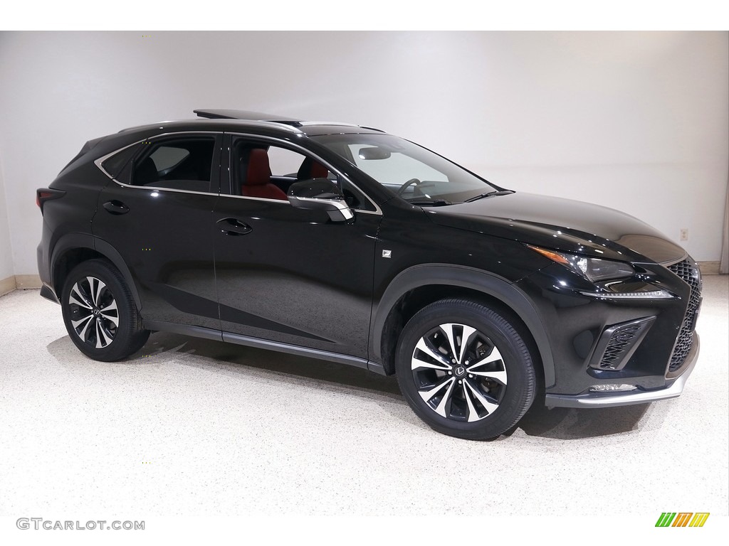 2019 NX 300 AWD - Obsidian / Red photo #1