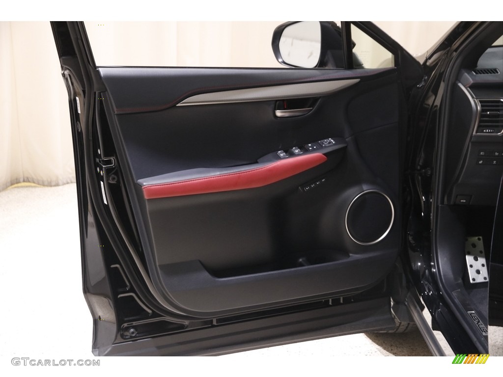 2019 NX 300 AWD - Obsidian / Red photo #4