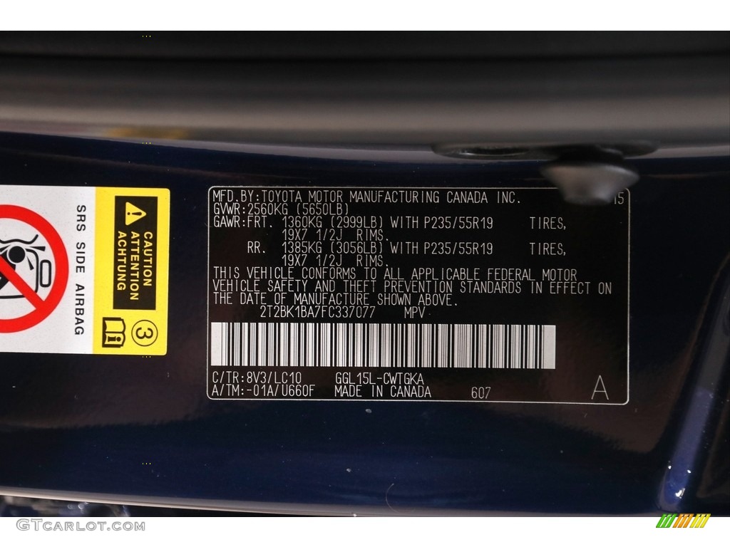 2015 RX 350 AWD - Deep Sea Mica / Light Gray photo #26