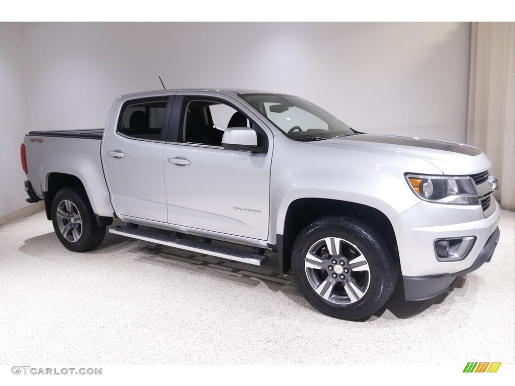 2018 Colorado LT Crew Cab 4x4 - Silver Ice Metallic / Jet Black photo #1