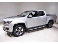 2018 Silver Ice Metallic Chevrolet Colorado LT Crew Cab 4x4  photo #3