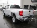 Silver Ice Metallic - Silverado 2500HD Work Truck Crew Cab 4x4 Photo No. 3