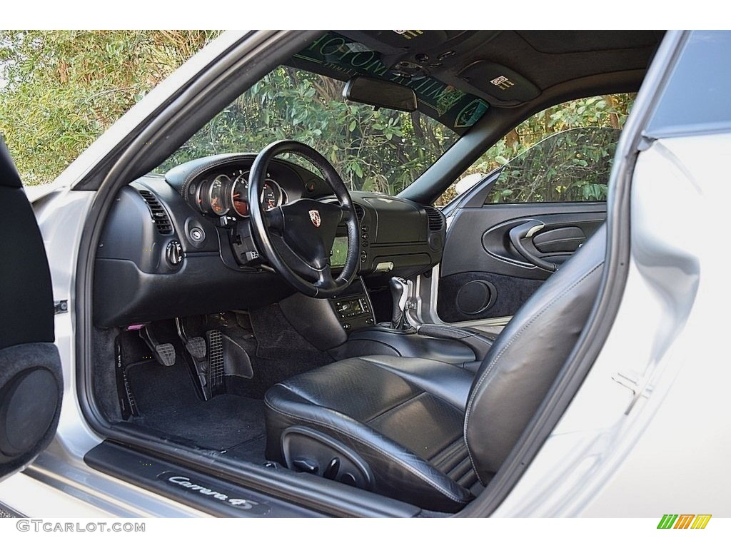 2002 911 Carrera 4S Coupe - Arctic Silver Metallic / Black photo #27