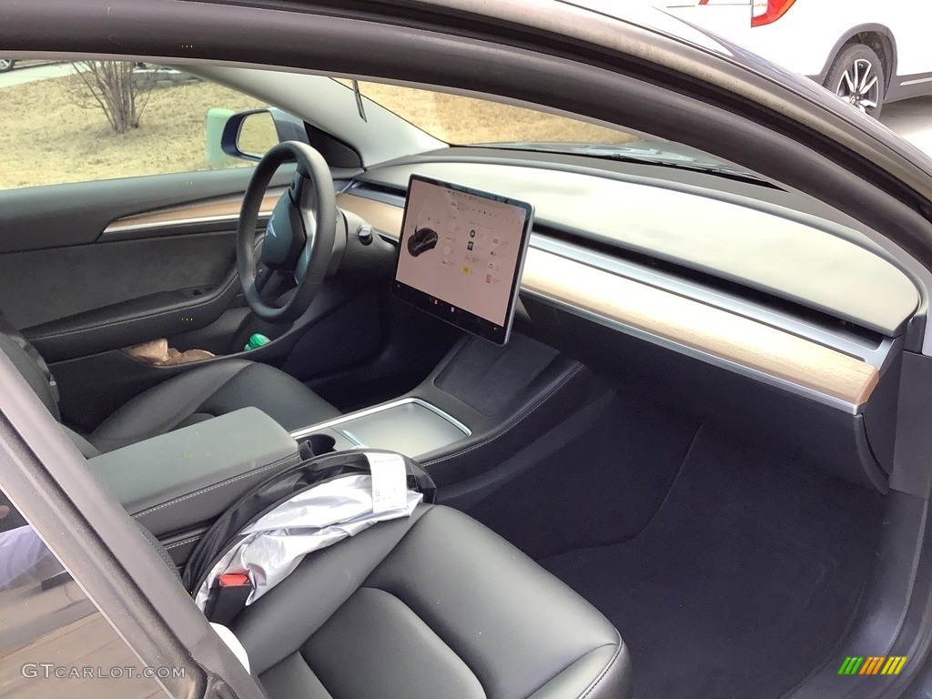2022 Tesla Model 3 Long Range AWD Black Dashboard Photo #145471866