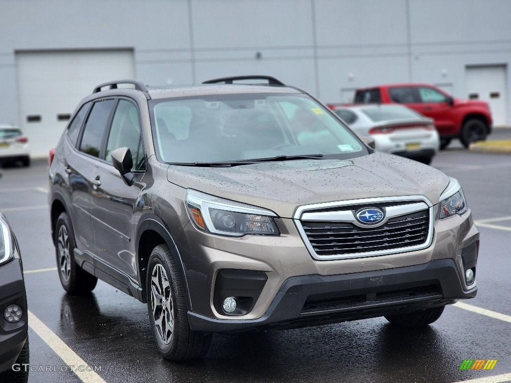 2021 Forester 2.5i Premium - Sepia Bronze Metallic / Black photo #3