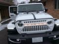 2020 Bright White Jeep Gladiator Overland 4x4  photo #3