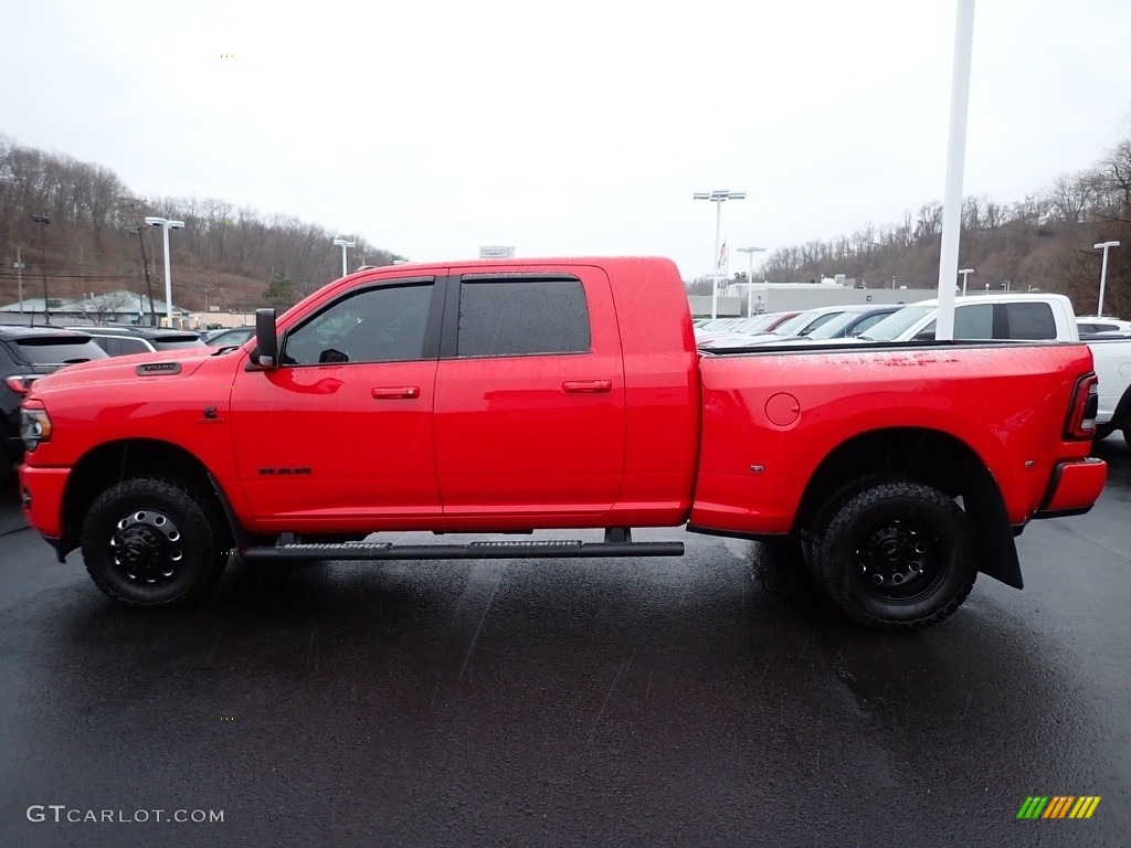 Flame Red 2021 Ram 3500 Big Horn Mega Cab 4x4 Exterior Photo #145472199