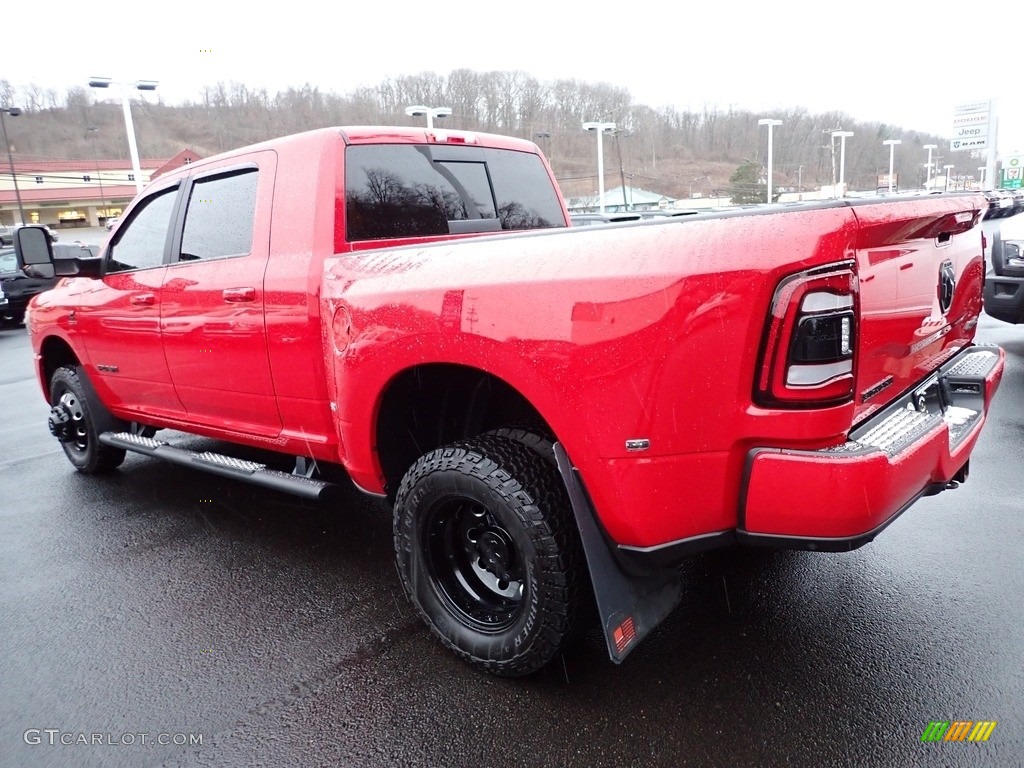 Flame Red 2021 Ram 3500 Big Horn Mega Cab 4x4 Exterior Photo #145472223