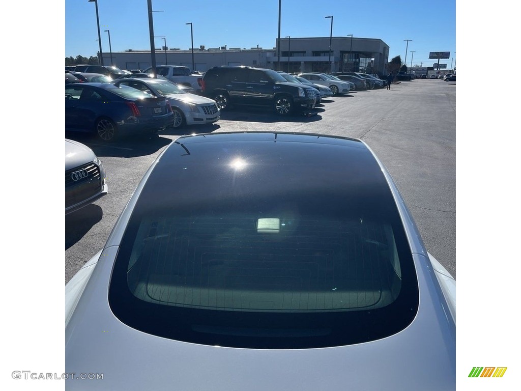 2020 Model 3 Standard Range Plus - Pearl White Multi-Coat / Black photo #7