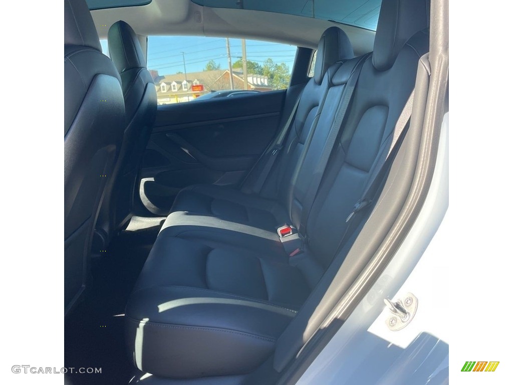 2020 Model 3 Standard Range Plus - Pearl White Multi-Coat / Black photo #10