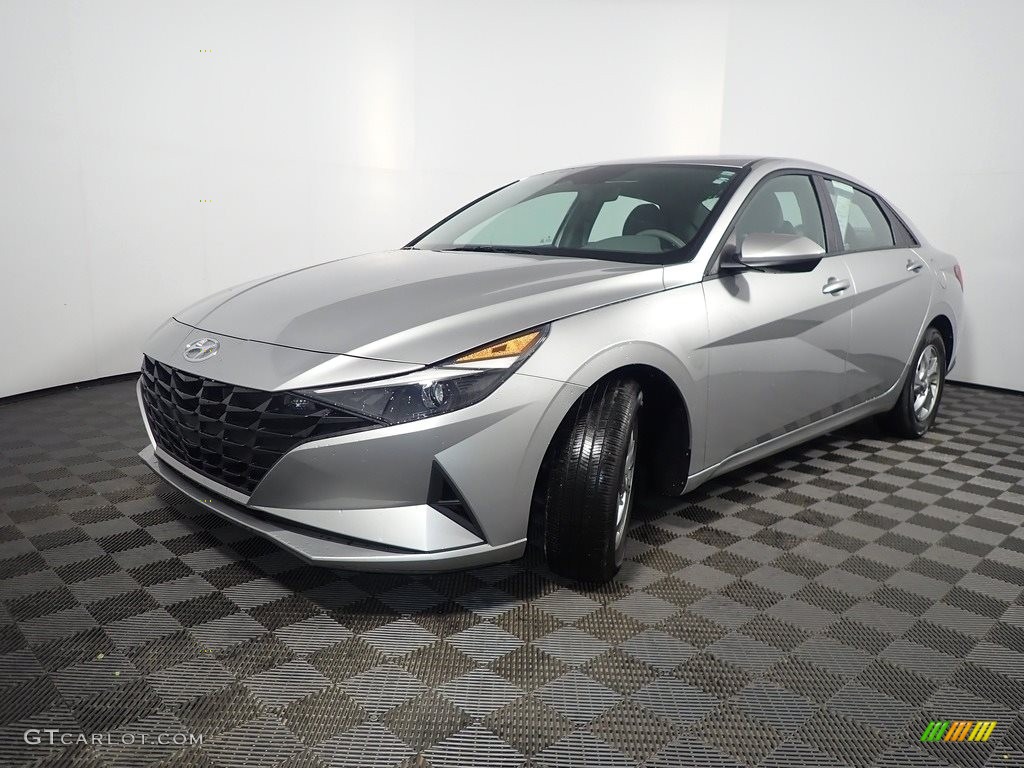 2021 Elantra SE - Shimmering Silver Pearl / Medium Gray photo #8