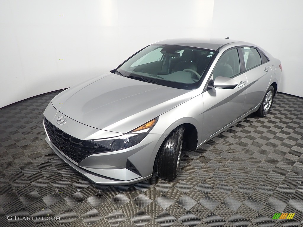 Shimmering Silver Pearl 2021 Hyundai Elantra SE Exterior Photo #145474130