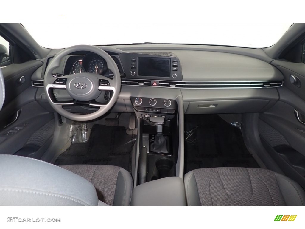 2021 Elantra SE - Shimmering Silver Pearl / Medium Gray photo #22